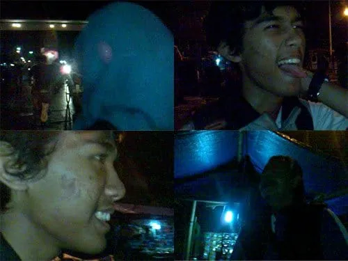 Menahan bau amis di Muara Angke.