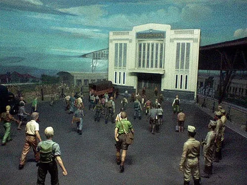 Diorama yang dipamerkan dalam Museum Benteng Vredeburg.