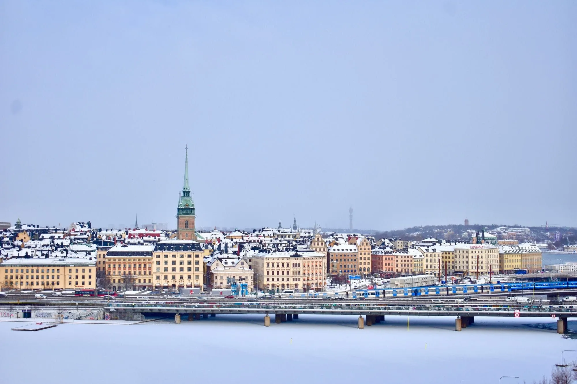 Pemandangan Gamla Stan—kota tua.