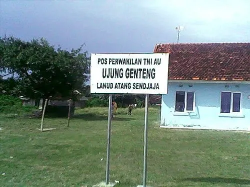 Pos perwakilan TNI AU.