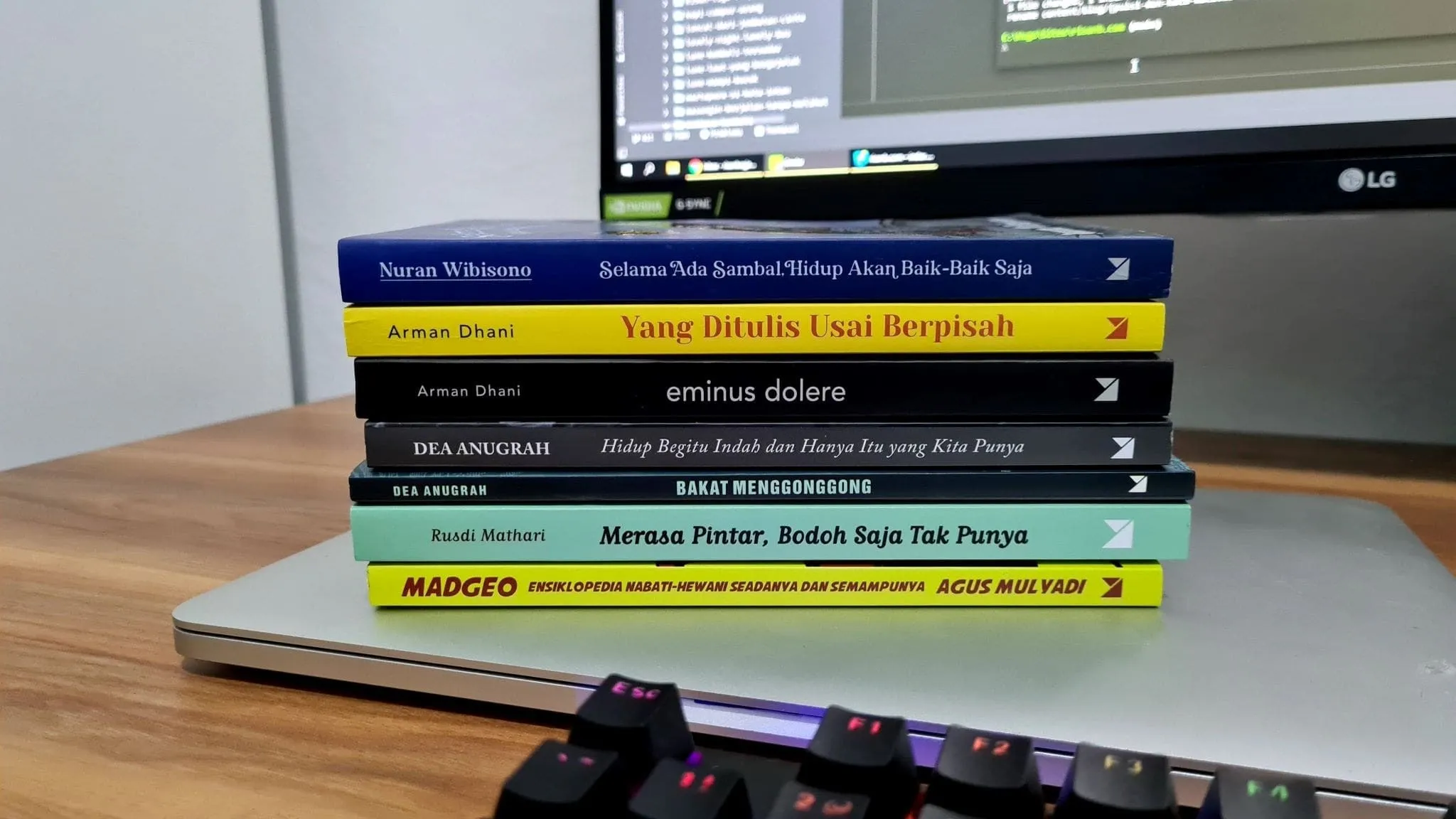 Tujuh buku yang saya baca.