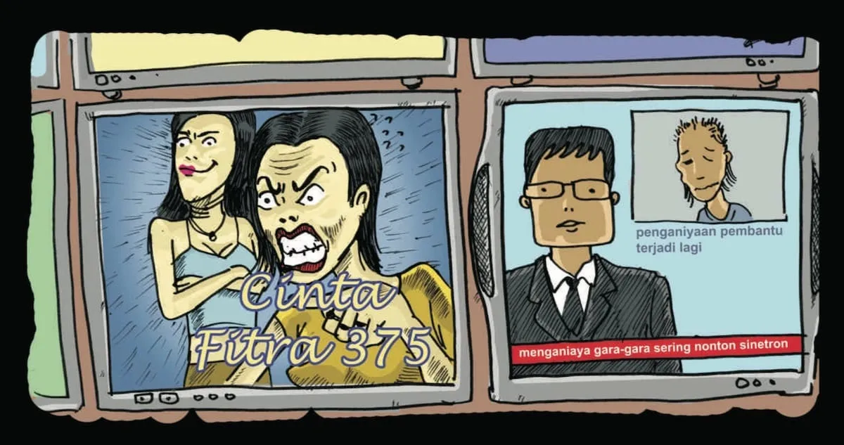 Kejarlah ilmu cukup di sinetron.