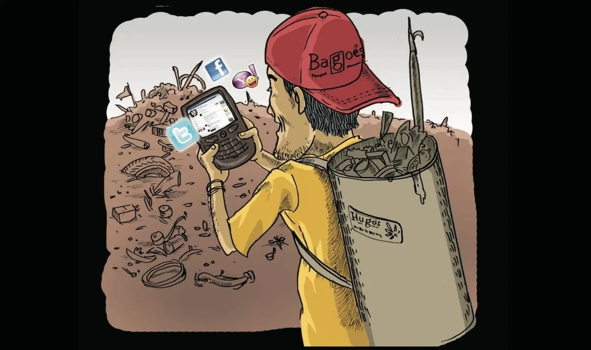 Makan gak makan asal fesbukan.