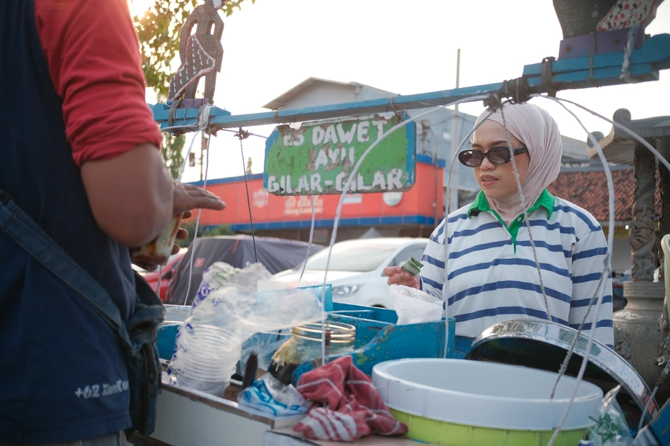 A very sensible es dawet stop in Semarang.