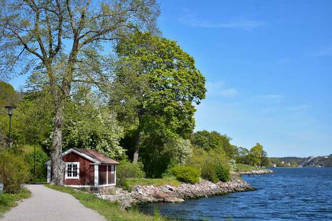 Jalan setapak di sisi Selatan Djurgården.